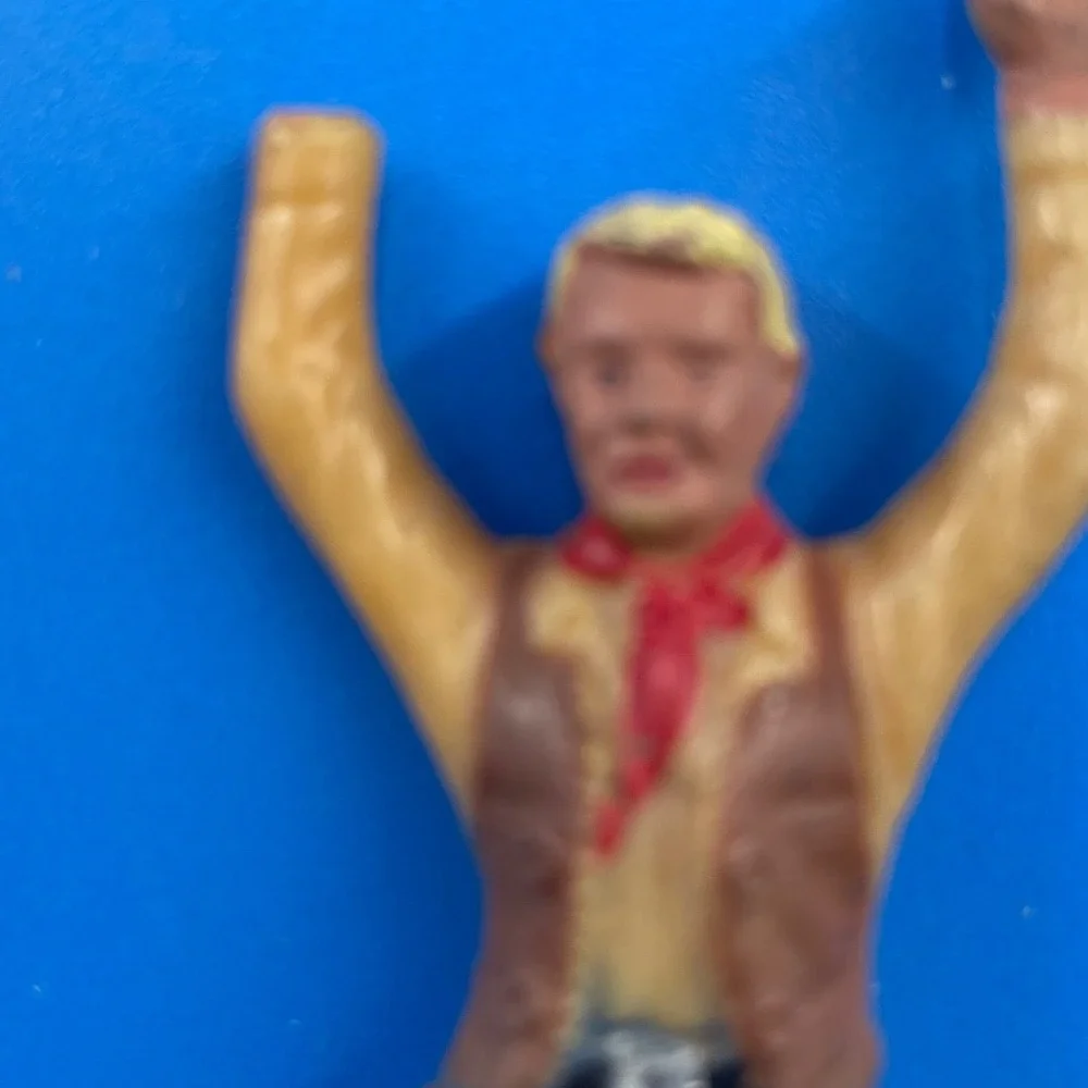 Wild West Vintage Plastic Figure Toy Lot France Michel Germany 3 in 1950-60s 8pc